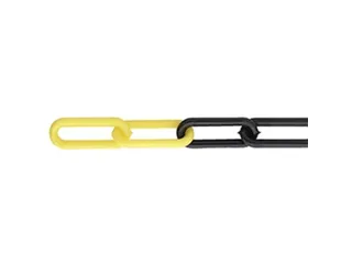Afzetketting Geel/Zwart 50 Meter - 1