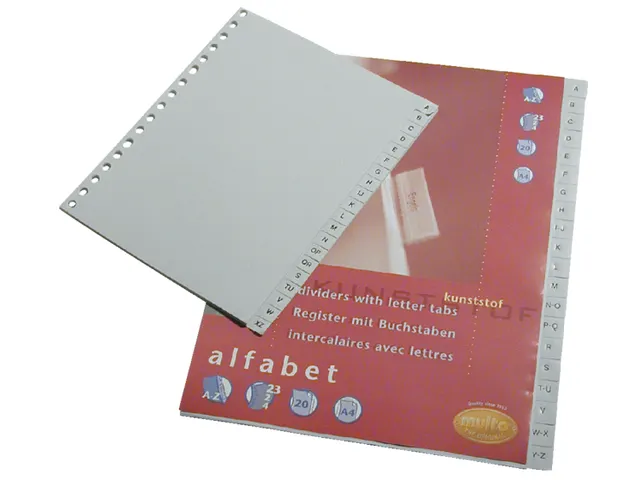 Tabbladen Multo 7052020 A5 17-Gaats Pp A-z Grijs