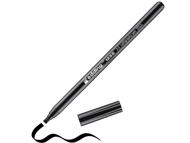 Kalligrafiepen edding 1255 zwart 3.5mm