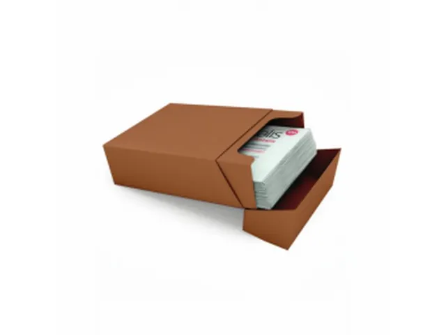 Kraft visitekaartdoosjes Bruin 60x95x36mm