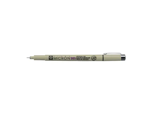 Fineliner Sakura pigma micron 005 zwart 0.2mm