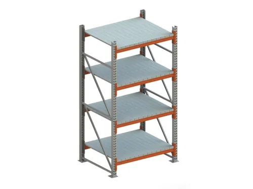 Breedvakstelling Basisveld 2700x1470x1100mm 4 Stalen Legborden 1300kg