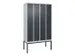 locker voor scheiding van kleding,HxBxD 2120x1200x500mm,4vak