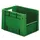 Euronorm Stapelkrat Groen 270x400x300mm 23 3l Gesloten Grijpopening