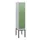 dubbeldekse locker,HxBxD 1950x400x500mm,1x2vak.,vak B 400mm