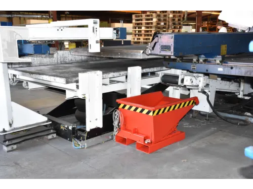 Kiepbak voor spaanders,HxLxB 1095x1720x1570mm,1,7m³,draagverm. 1500kg