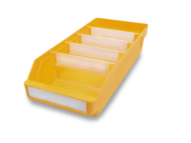 Stellingbakken Pp Hxbxd 95X180X400Mm Geel