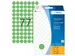Etiquette HERMA 2235 rond 13mm vert 2464 pièces