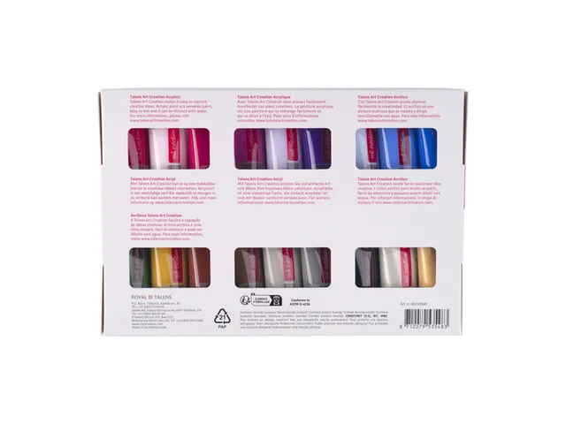 Acrylverf Talens Art Creation assorti 36 tubes à 12ml