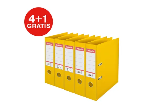 Ordner Esselte No 1 Power PP 75 mm geel 5 stuks