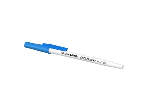 Balpen Paper Mate Kilometrico Recycled medium blauw