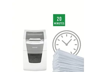 Papiervernietiger Leitz IQ Auto+ Small Office 100 P-5 snippers 2x15mm - 8