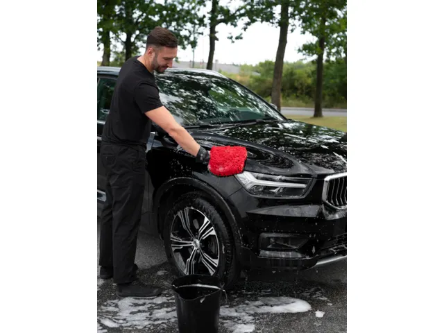 Vikan Transport microvezel washand 23x30cm Rood/Groen