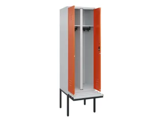 locker voor scheiding van kleding,HxBxD 2120x600x815mm,2vak - 2