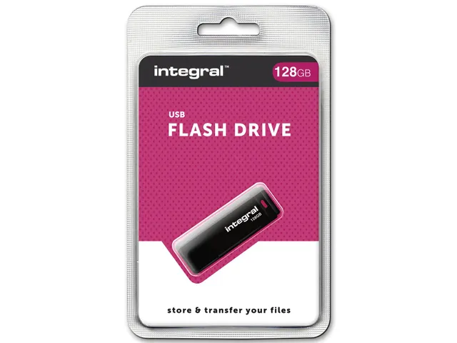 clé USB 2.0, 128 Go, noir