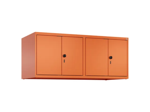 opzetkast,v. locker voor scheiding van kleding,4vak.,vak B 300mm
