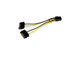 15cm SATA Voeding naar 6-pins PCI Express Videokaart Voeding Verloopka