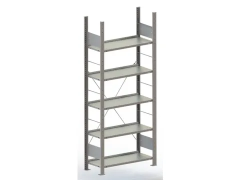 dossierstelling,grondveld,HxBxD 1850x806x336mm,vaklast 80kg