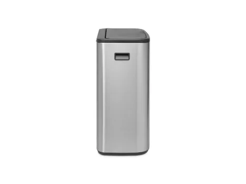 Afvalbak Bo Touch Bin 2x30 Liter Mat RVS FPP