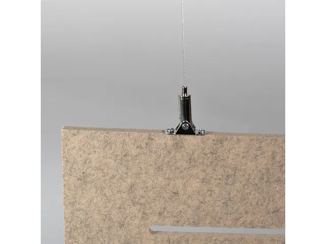 Akoestisch plafondpaneel met patroon uitsnede 60x120cm Zand