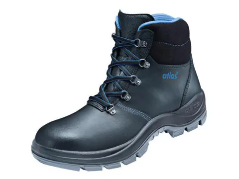 Atlas Duo Soft 750 hoge S2 veiligheidsschoenen, SRC, zwart, maat W-45,
