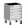 ladekast verrijdbaar 780x525x525mm 4laden RAL7035 front RAL7035