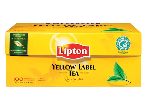 Thee Lipton yellow label met envelop 100x1.5gr