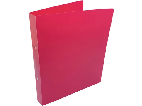 ringmap, voor ft A4, uit PP, 2 ringen van 25mm, roze