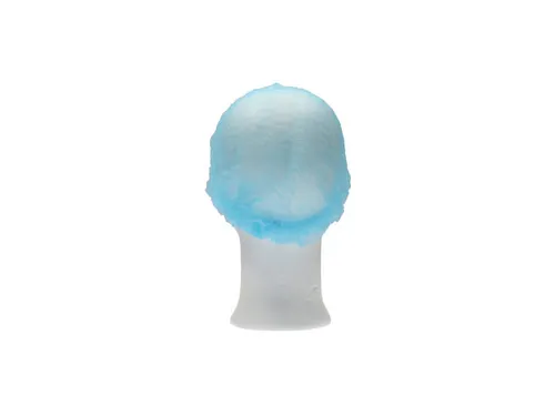 CMT pp non woven Haarnet baret blauw 53cm maat L clip cap 1000 stuks