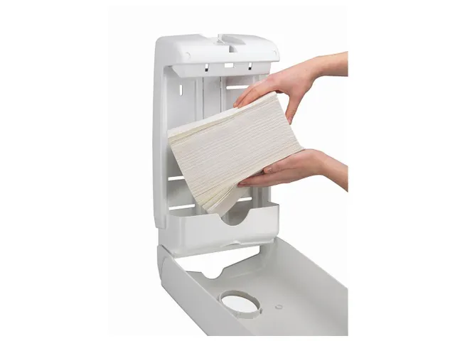 Aquarius U7024 handdoek dispenser Slimfold wit