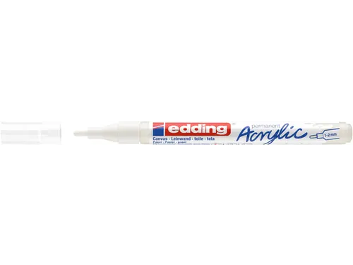 Acrylmarker edding e-5300 fijn verkeerswit