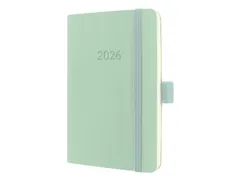 Weekagenda Conceptum A6 2026 (NL/FR/EN/DU) Mint Green softcover