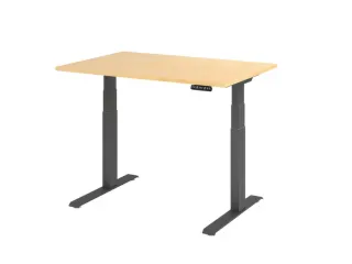 Elektrisch in hgte vst. zit-sta-bureau,HxBxD 640-1290x1200x800mm - 1