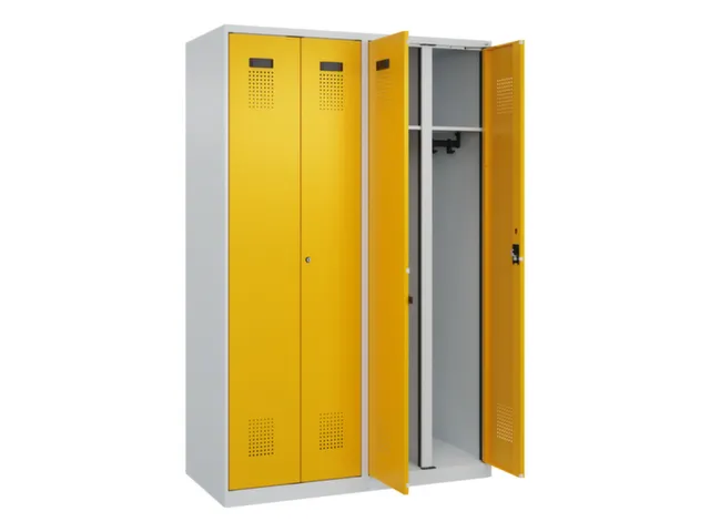 locker voor scheiding van kleding,HxBxD 1850x1200x500mm,4vak