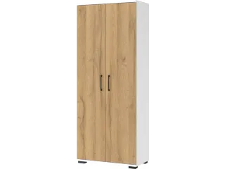 dossierkast,HxBxD 2000x800x400mm,4xinlegbodem,5ordnerhoogte,romp wit - 1