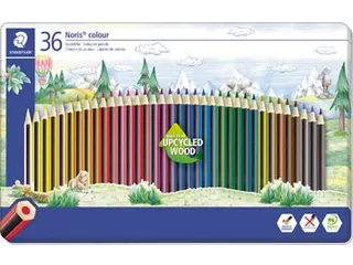 Staedler kleurpotloden Noris Colour metalen doos 36 stuks - 2