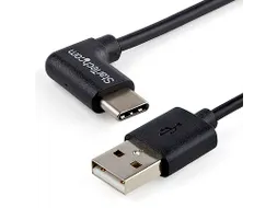 USB-A naar USB-C kabel 1 Meter Rechts Gehoekt USB 2.0