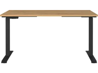 Elektrisch ihv bureau,HxBxD 720-1200x1400x800mm,blad Grandson-eiken - 2