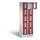 Lockerkast 1800x610x500mm 2x5 vakken Cilinderslot, Sokkel, RAL3003