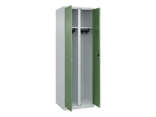 locker voor scheiding van kleding,HxBxD 1850x600x500mm,2vak