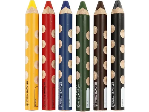 Kleurpotlood LYRA Groove Triple One 6 kleuren