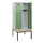 locker met bank,HxBxD 1950x800x815mm,2vak,vak B 400mm,cilinderslot