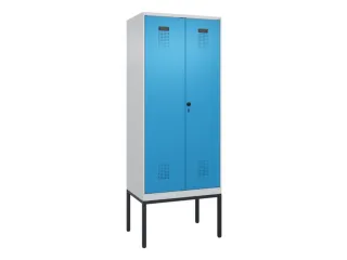PBM-locker,HxBxD 2120x800x500mm,2vak,vak B 400mm,draaigrendel - 2