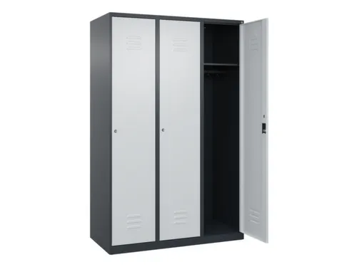 locker,HxBxD 1850x1200x500mm,3vak,vak B 400mm,cil.-slot
