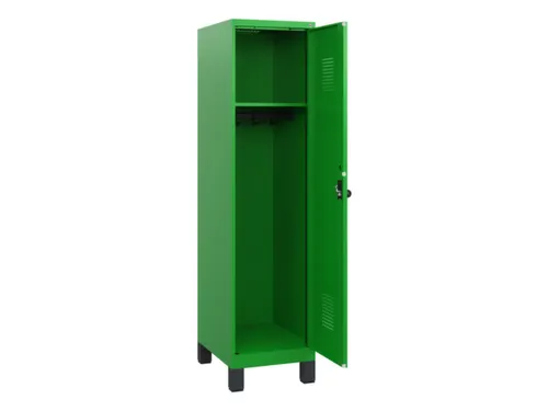 schoollocker,HxBxD 1630x400x500mm,1vak,vak B 400mm,draaigrendel,voeten