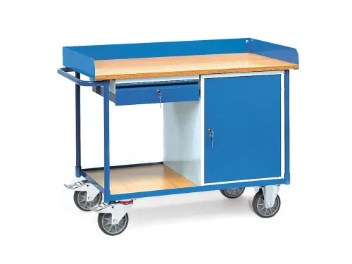 Werkplaatswagens Met Werkblad 2436 400kg 1120x650mm Ral5007