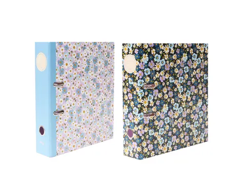 Ordner B'LOG FLOWERS A4 2R cm krimp a 2 stuks 2 motieven