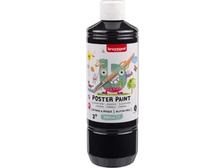 Plakkaatverf Bruynzeel zwart fles à 500ml - 1