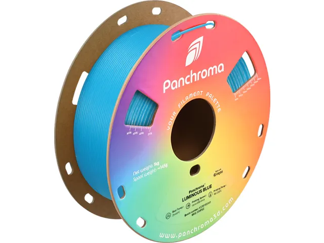 Polymaker 3D filament Panchroma PLA Luminous 1,75mm Blauw 1kg