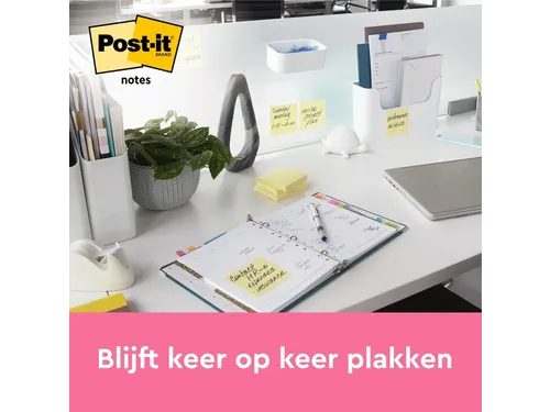 Memoblok Post-it Notes 6810 38x51mm canary yellow 3 stuks